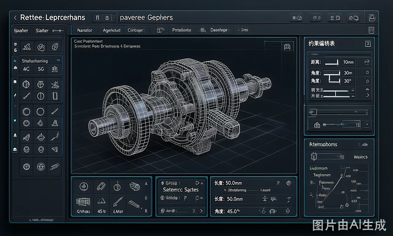 SolveSpace 轻量级参数化 CAD：开源数字孪生引擎，用约束求解驱动具身智能硬件原型设计